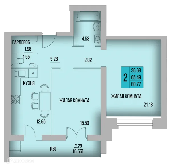 Квартира в ЖК КРЕЧЕТНИКОВ ПАРК