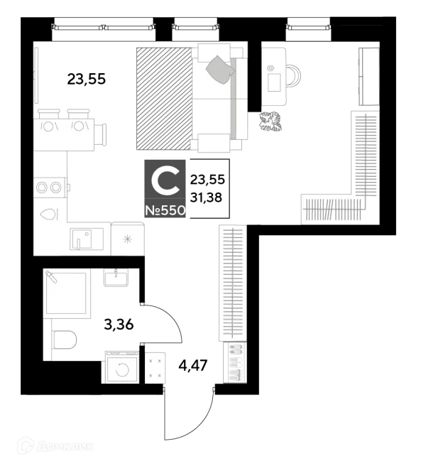 Квартира в ЖК Космопарк