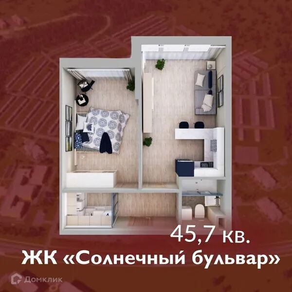 Фото квартиры в ЖК Солнечный бульвар