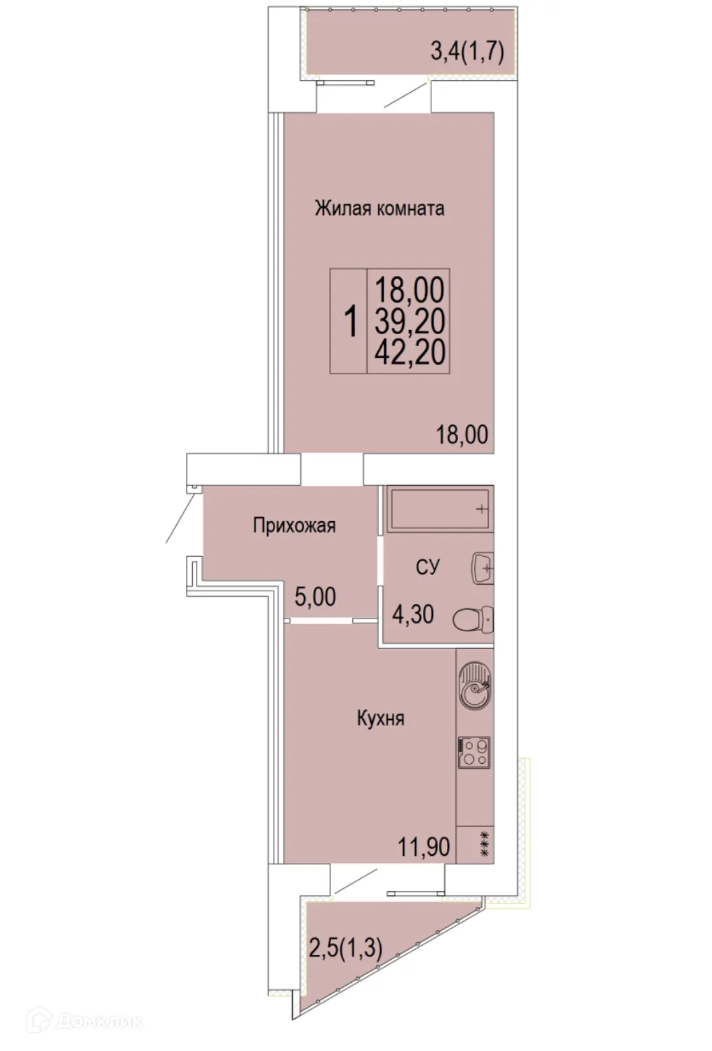 Фото квартиры в ЖК по ул Красной Звезды