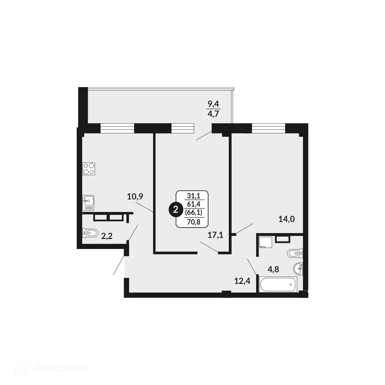 Фото квартиры в ЖК PRIME