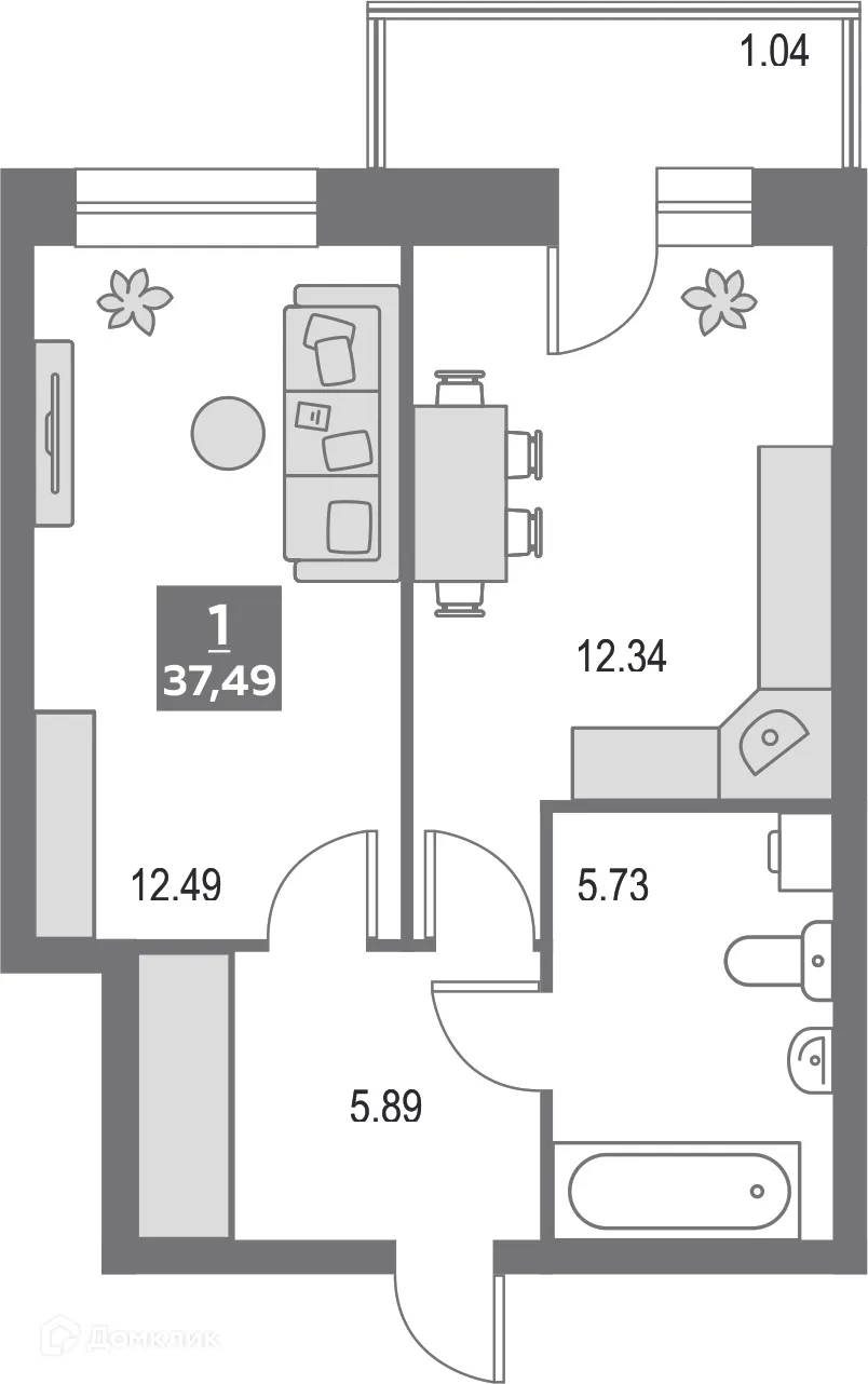 Фото квартиры в ЖК "Green City (Грин Сити)"