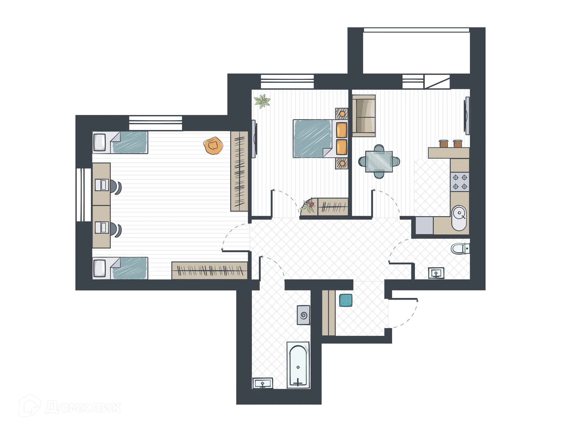 Фото квартиры в ЖК "LIFE (Лайф)"