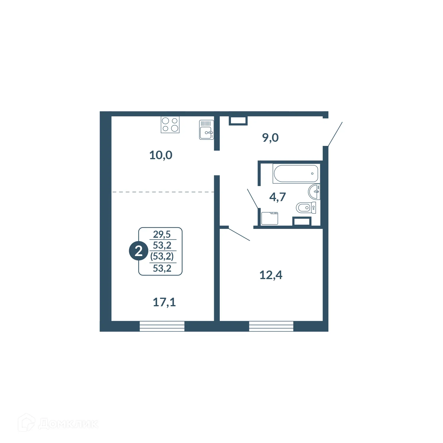 Фото квартиры в ЖК Скандинавия