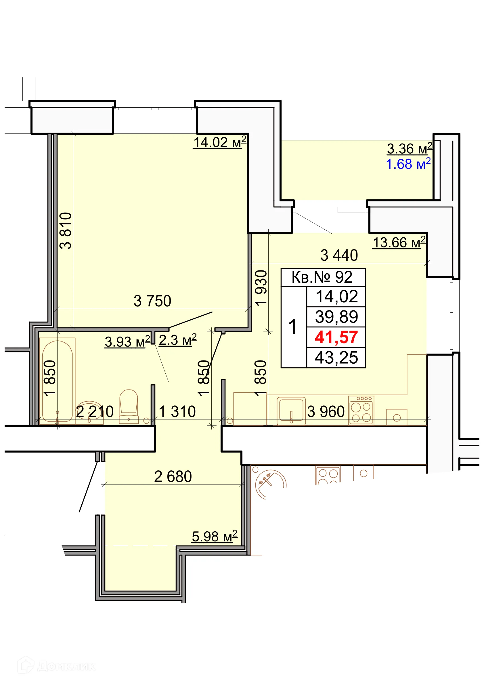 Фото квартиры в ЖК Лесной квартал