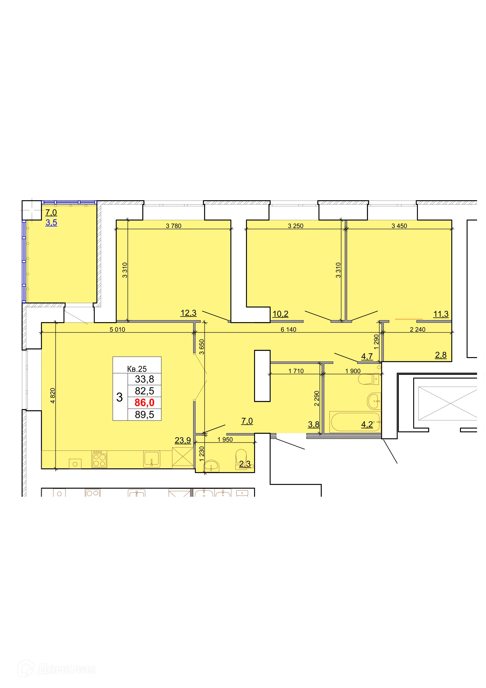 Фото квартиры в ЖК Лесной квартал