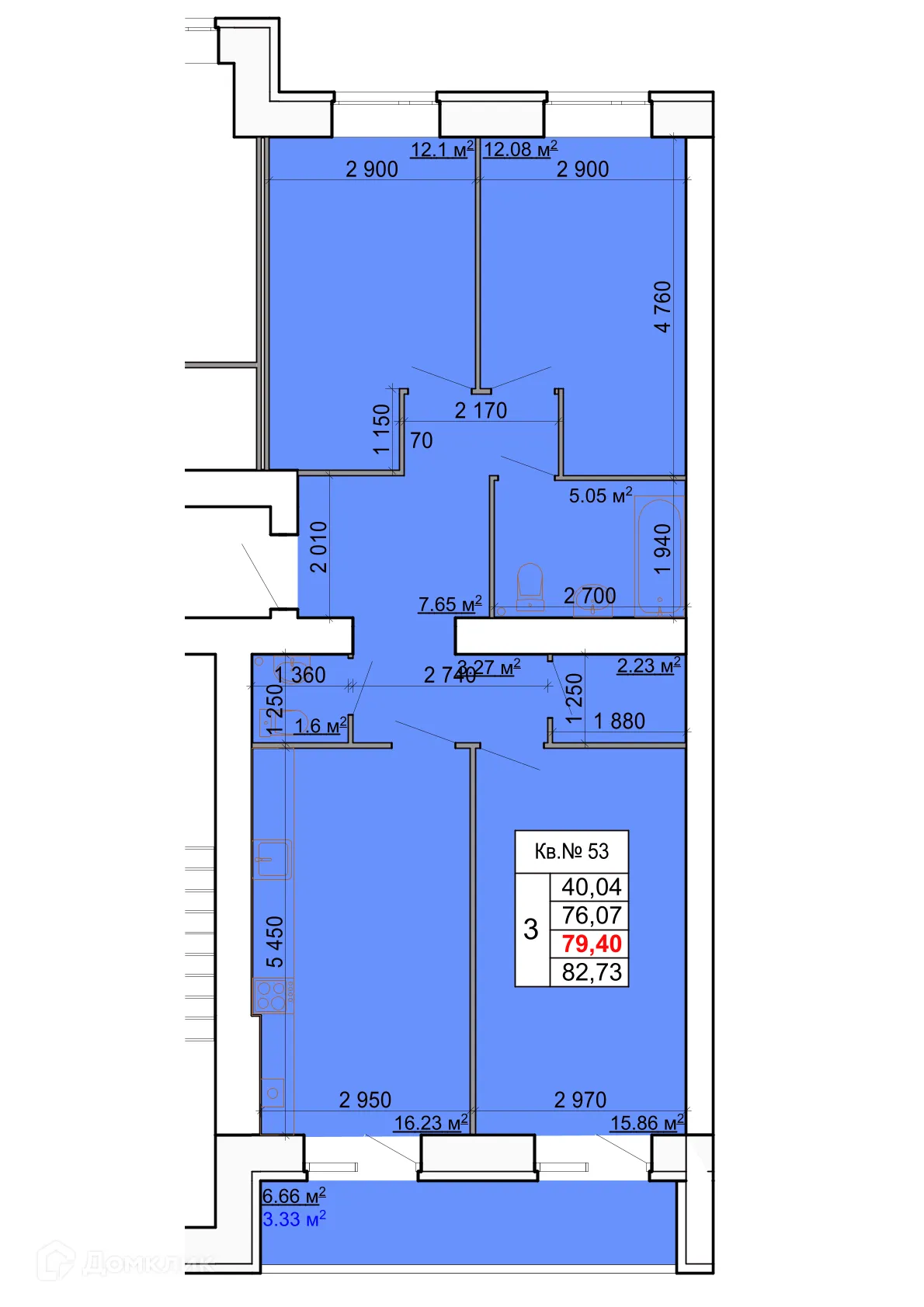 Фото квартиры в ЖК Лесной квартал