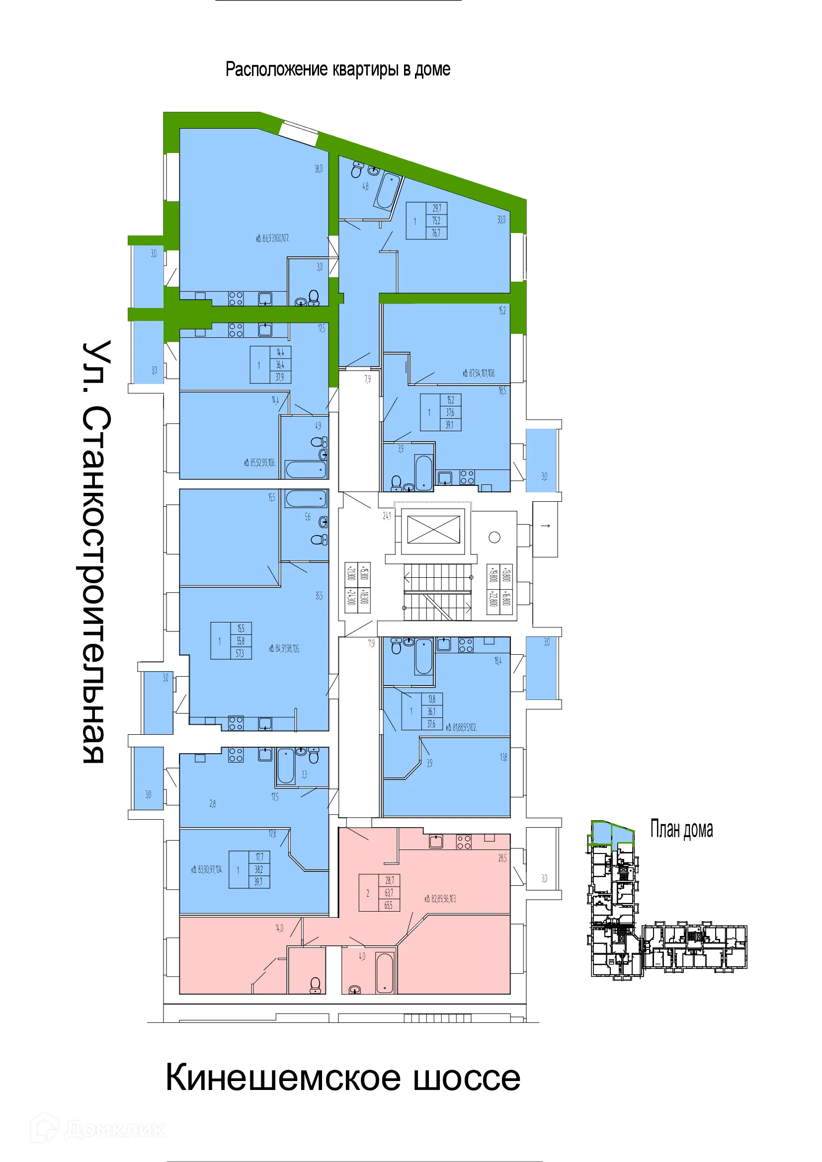 Фото квартиры в ЖК ПЕРСПЕКТИВА
