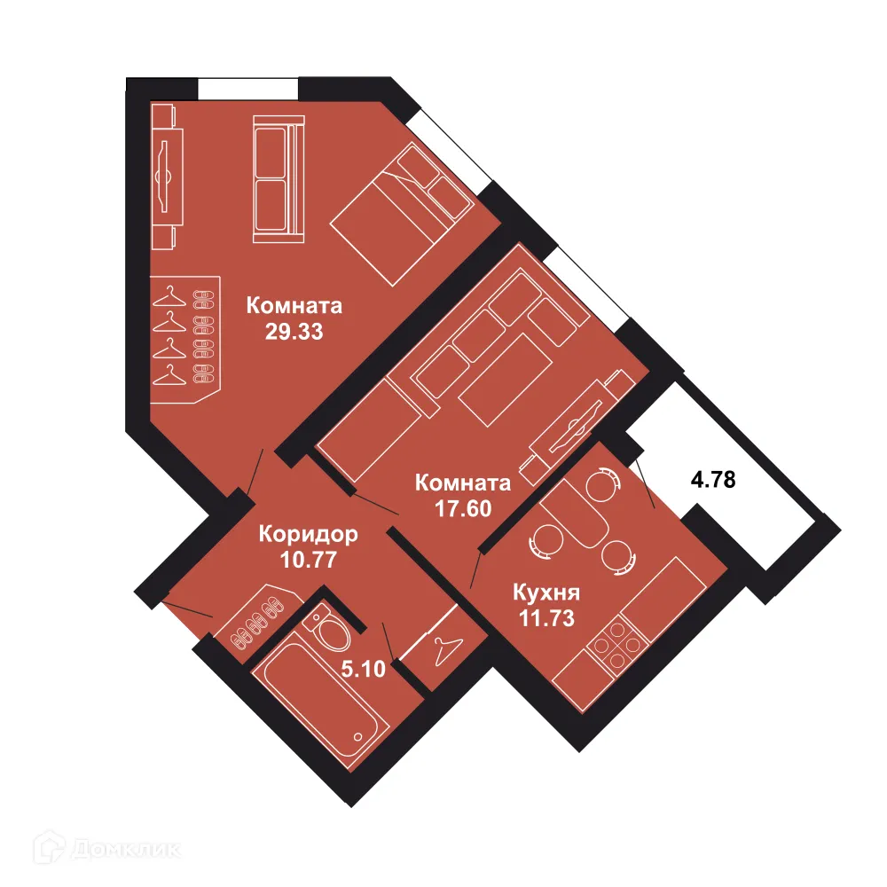 Фото квартиры в ЖК Новый город