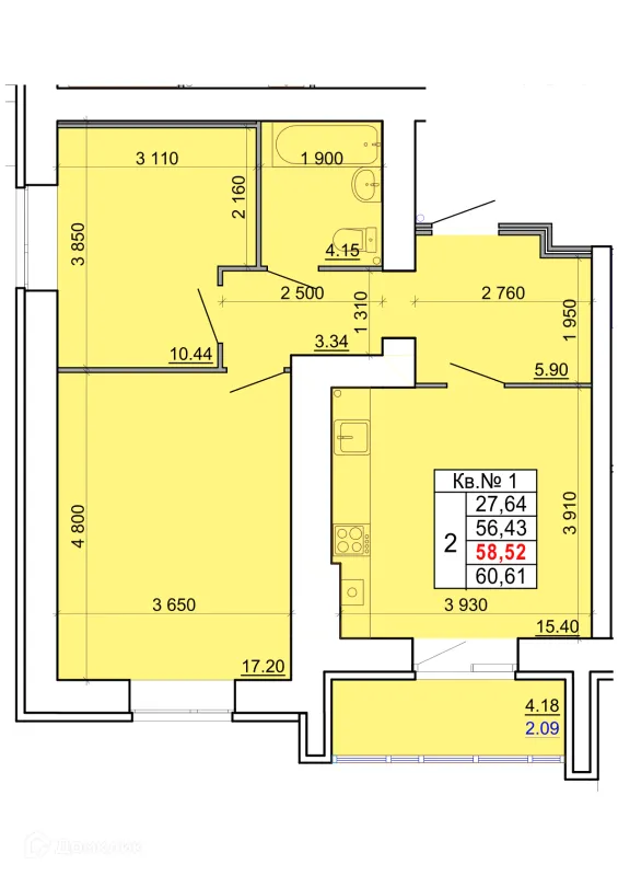 Квартира в ЖК ПРАЙМ