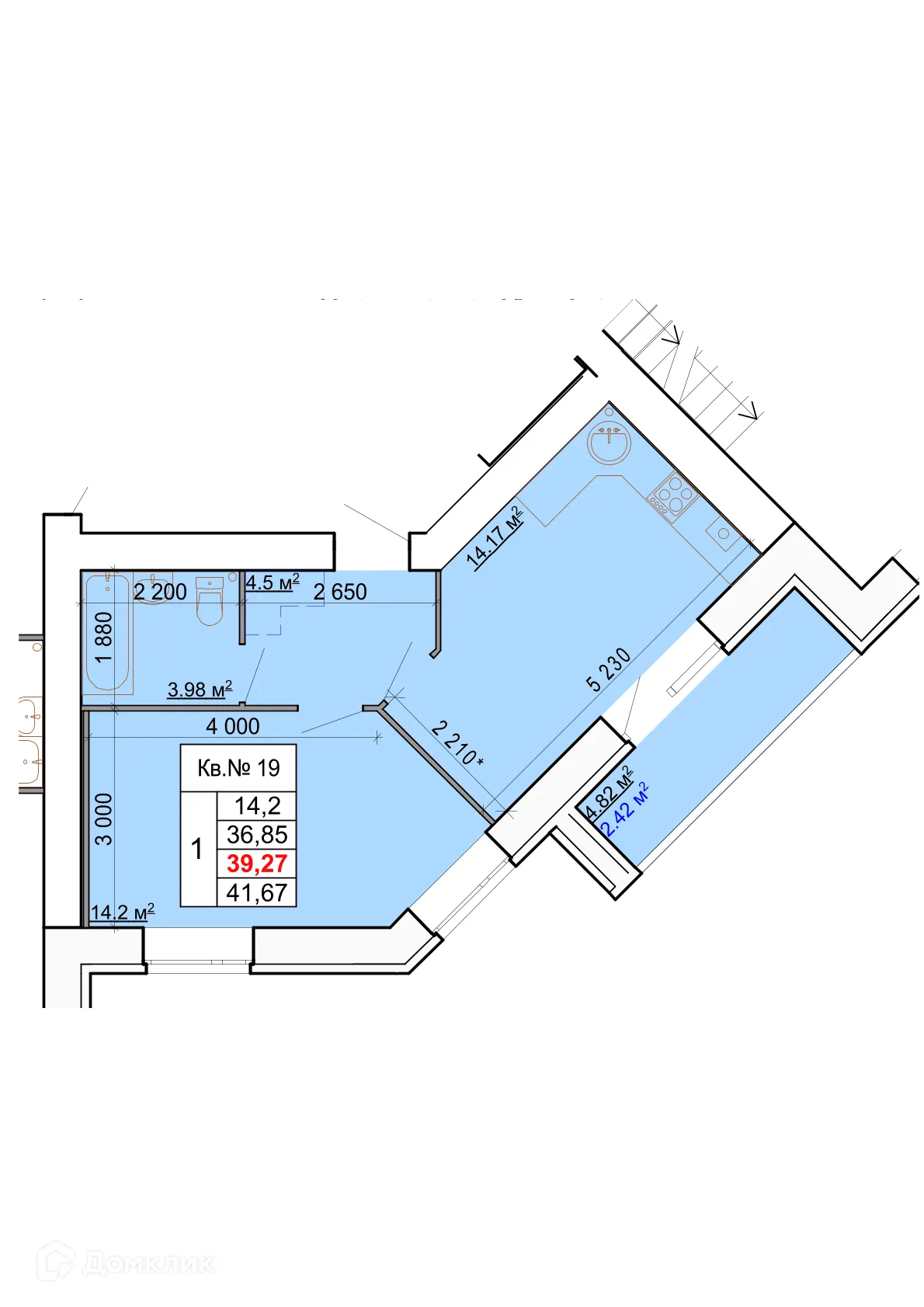 Фото квартиры в ЖК Лесной квартал