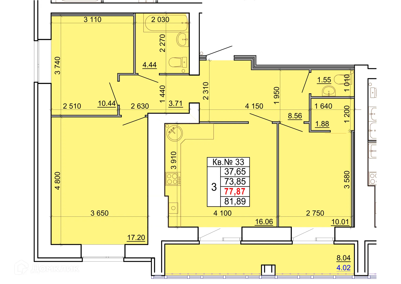 Фото квартиры в ЖК ПРАЙМ