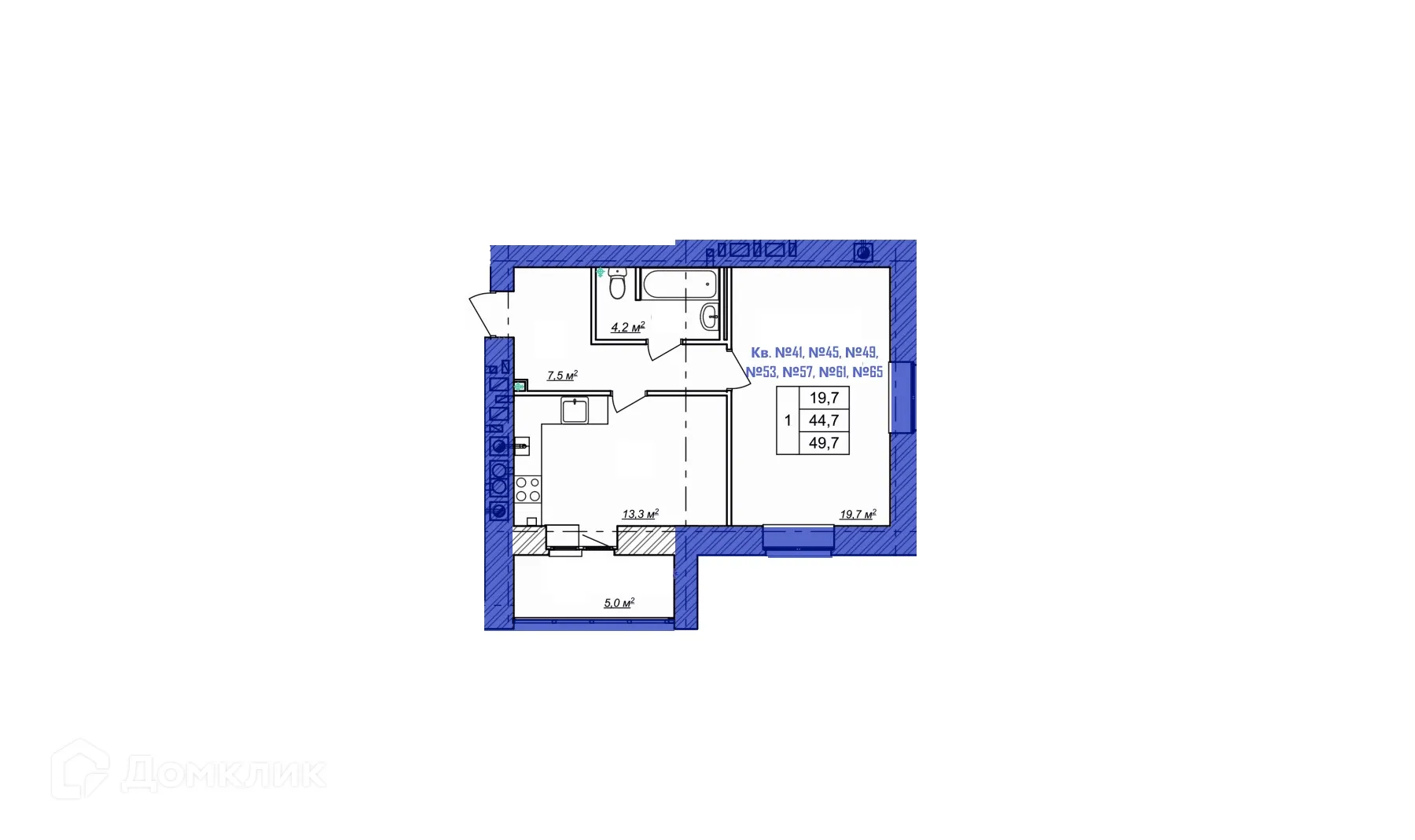 Фото квартиры в ЖК "Чемпион"