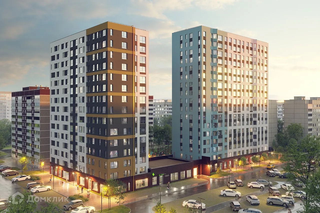 Планировка 2-комнатной квартиры 65.56 м² в ЖК Первый vitamin-квартал, г. Курган — фото 3