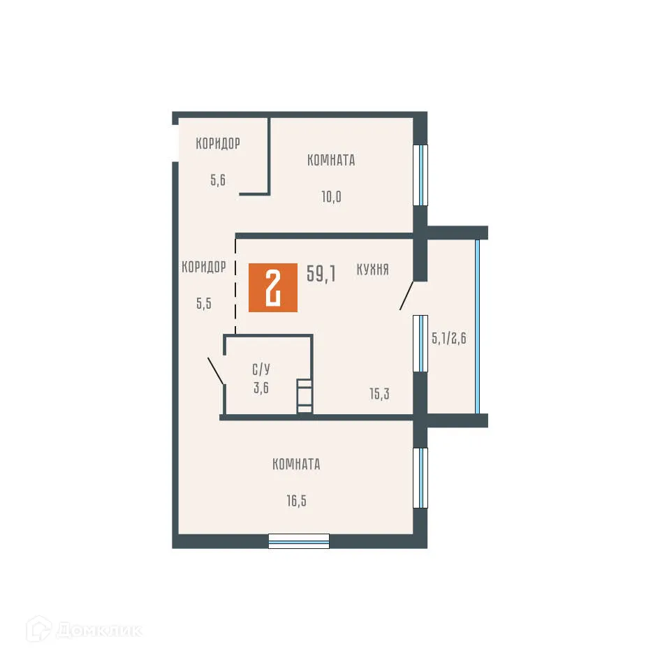 Фото квартиры в ЖК Квартал КЗКТ