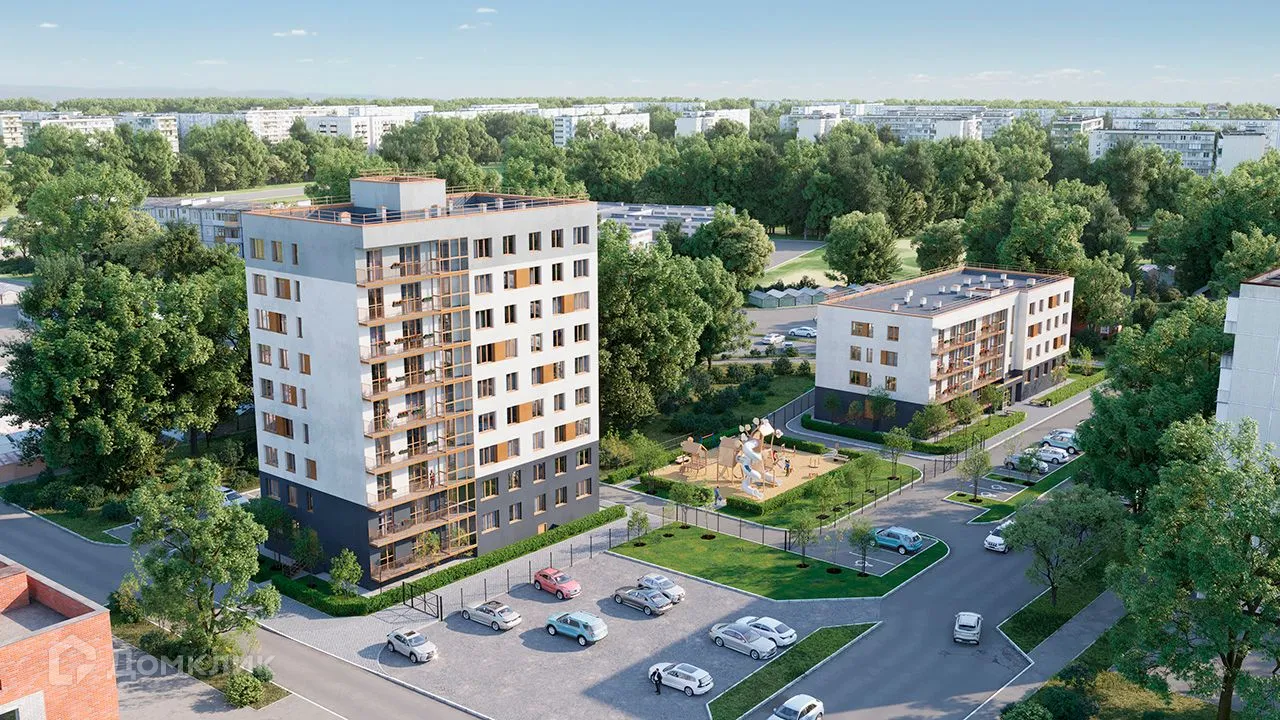 Планировка 2-комнатной квартиры 63.53 м² в ЖК Близкий Vitamin -квартал (Близкий Витамин-квартал), г. Курган — фото 4