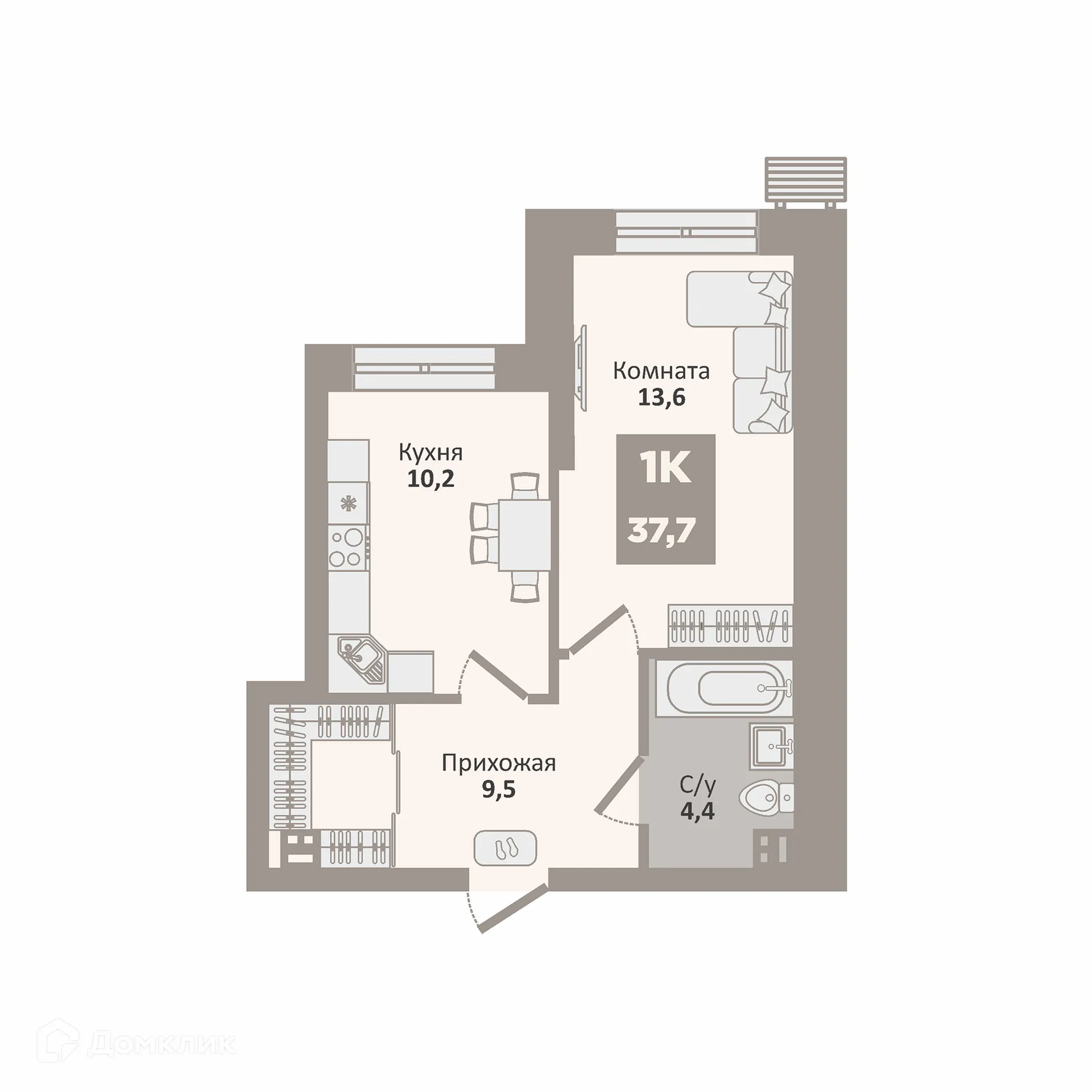 Фото квартиры в ЖК 12