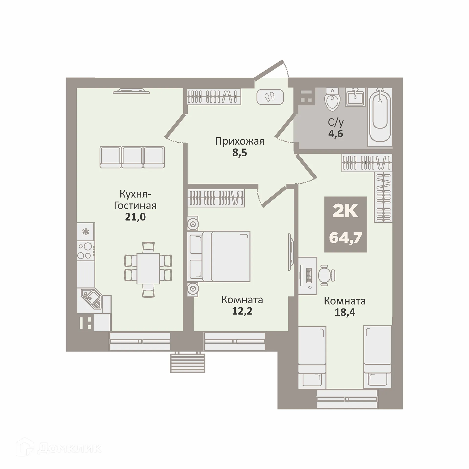 Фото квартиры в ЖК 12