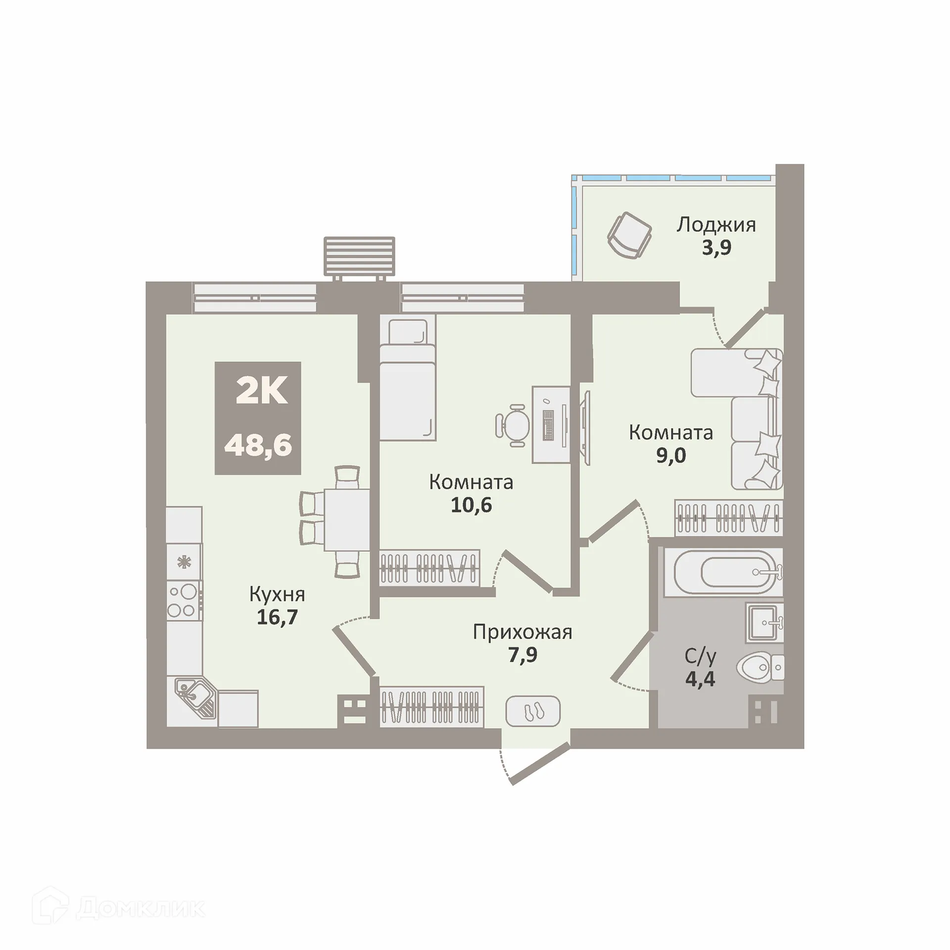 Фото квартиры в ЖК 12