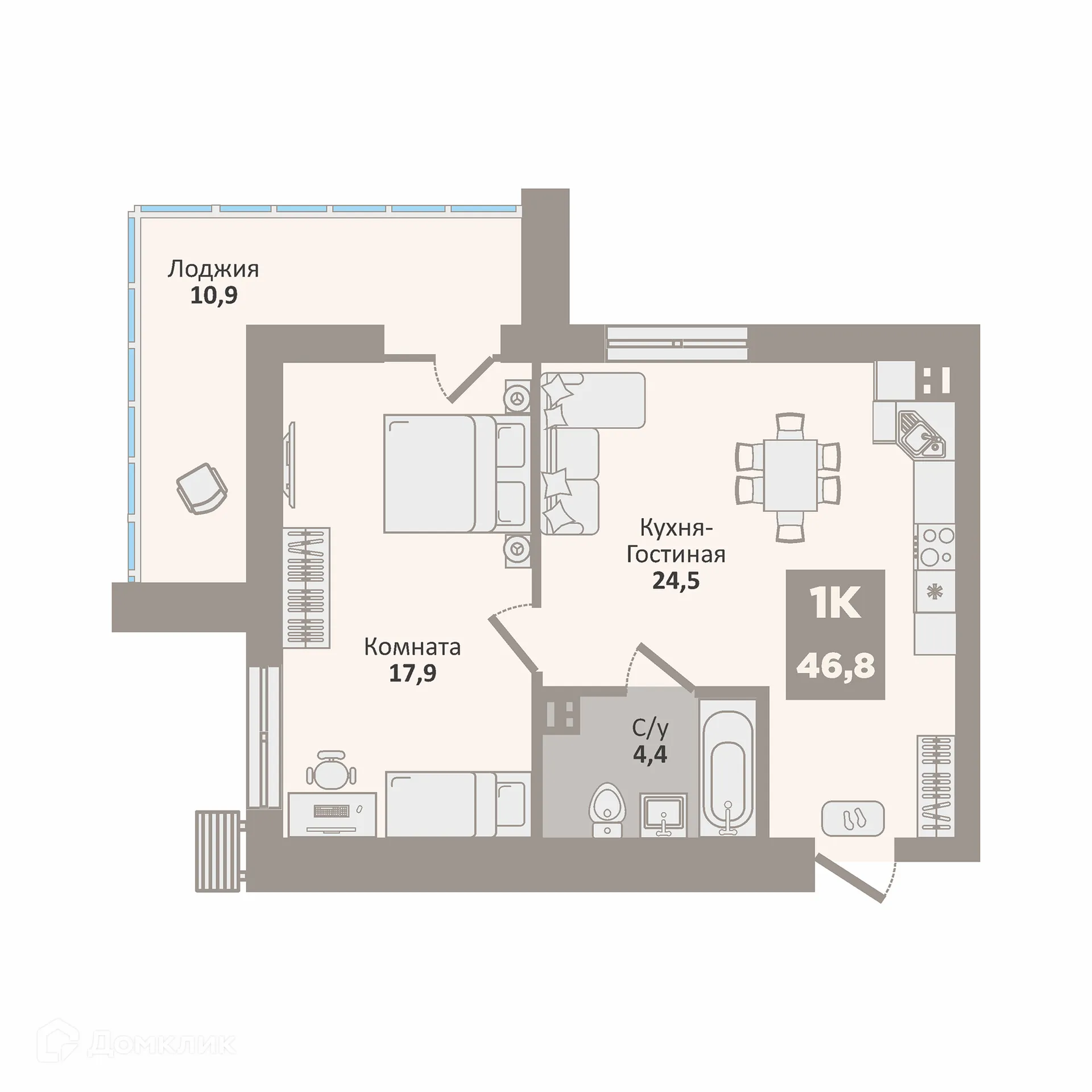 Фото квартиры в ЖК 12