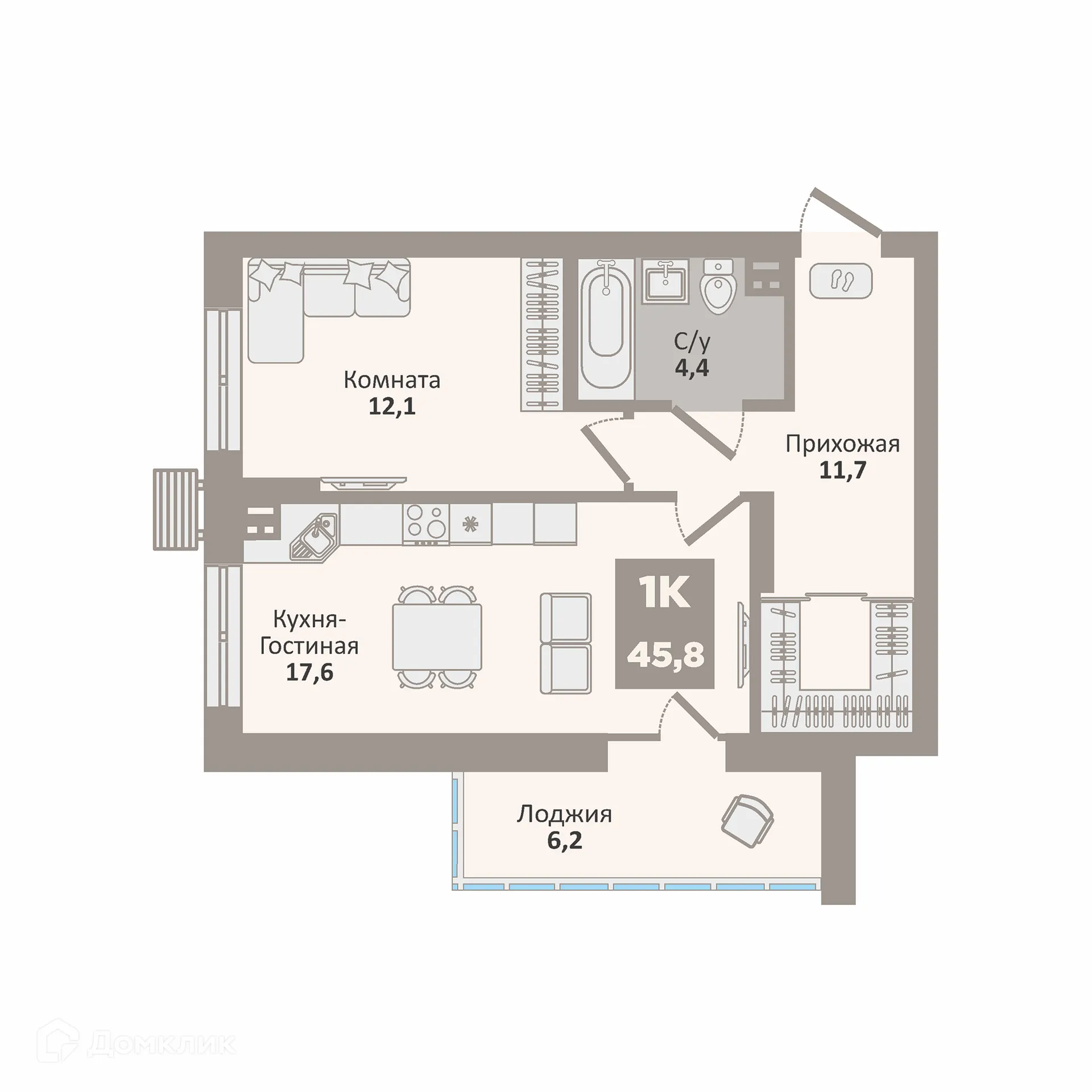 Фото квартиры в ЖК 12