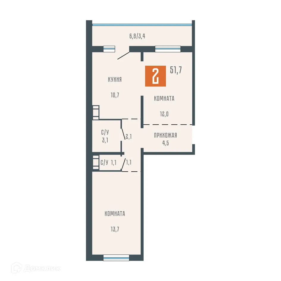 Фото квартиры в ЖК Квартал КЗКТ