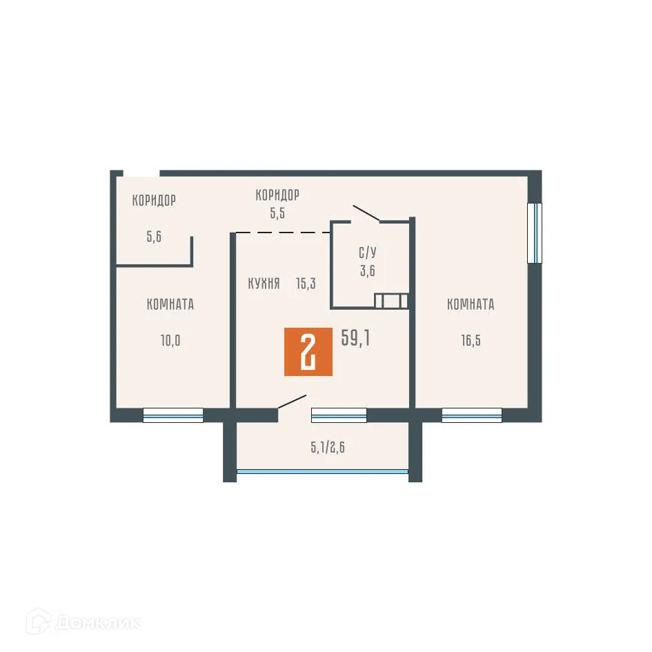 Фото квартиры в ЖК Квартал КЗКТ