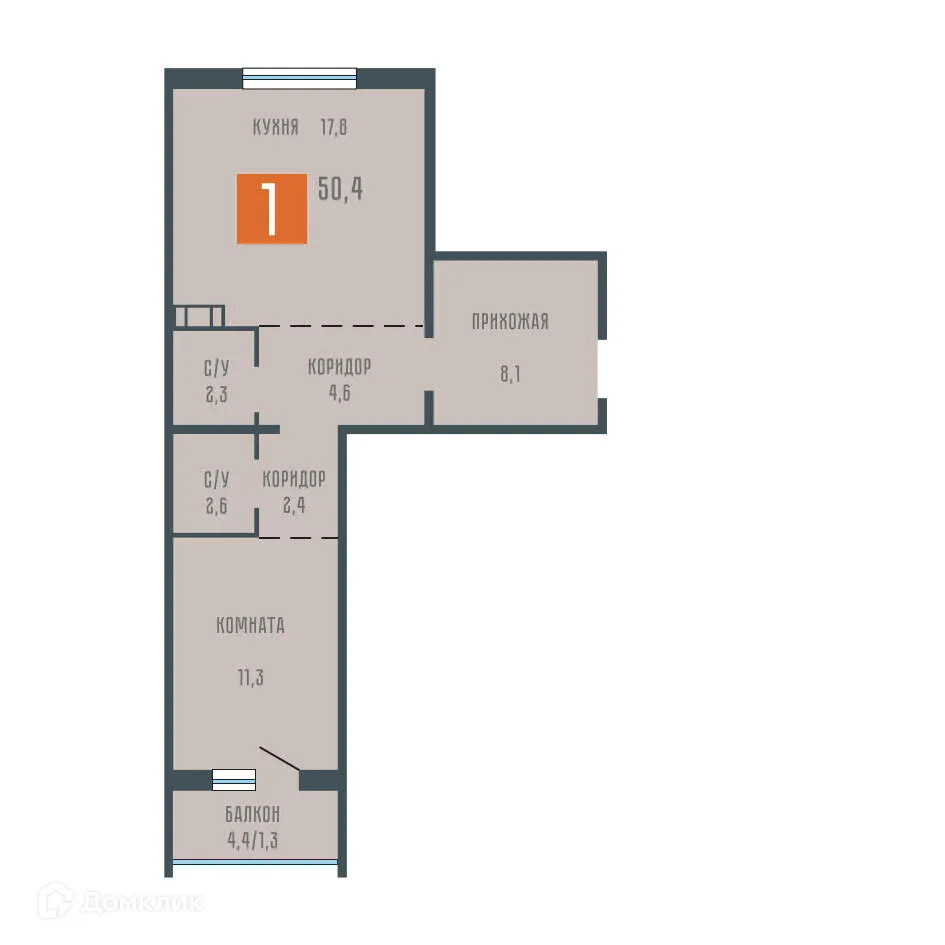 Фото квартиры в ЖК Квартал КЗКТ