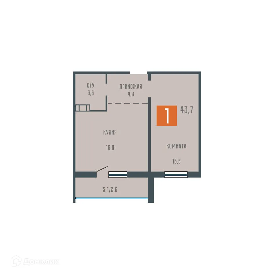 Фото квартиры в ЖК Квартал КЗКТ