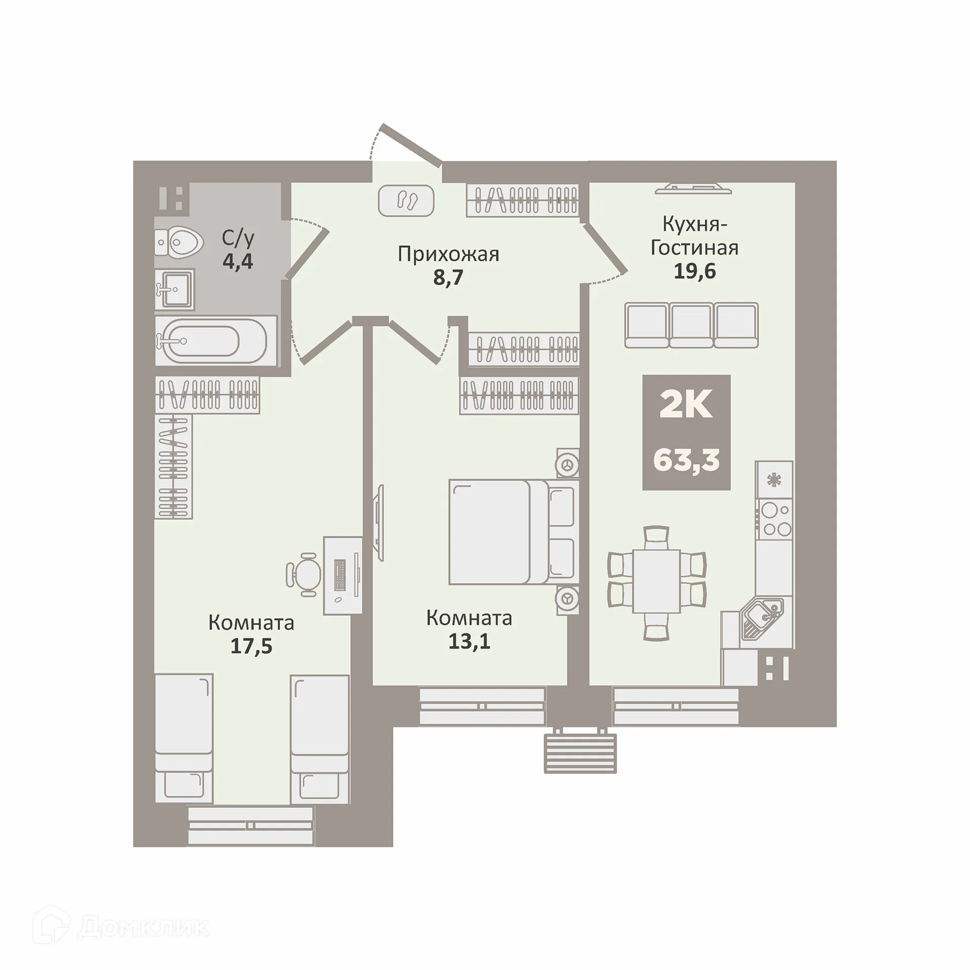 Фото квартиры в ЖК 12