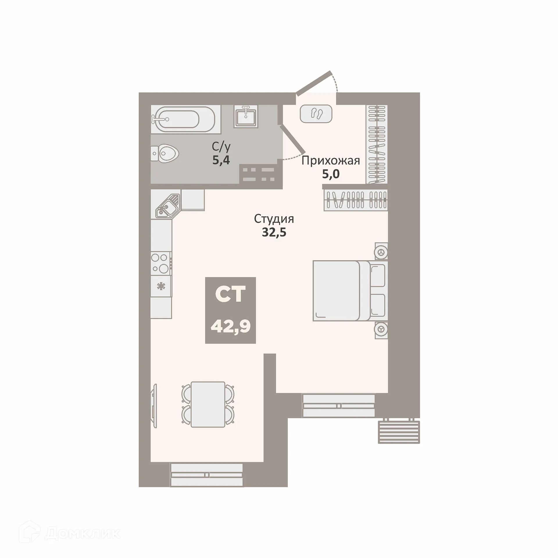 Фото квартиры в ЖК 12