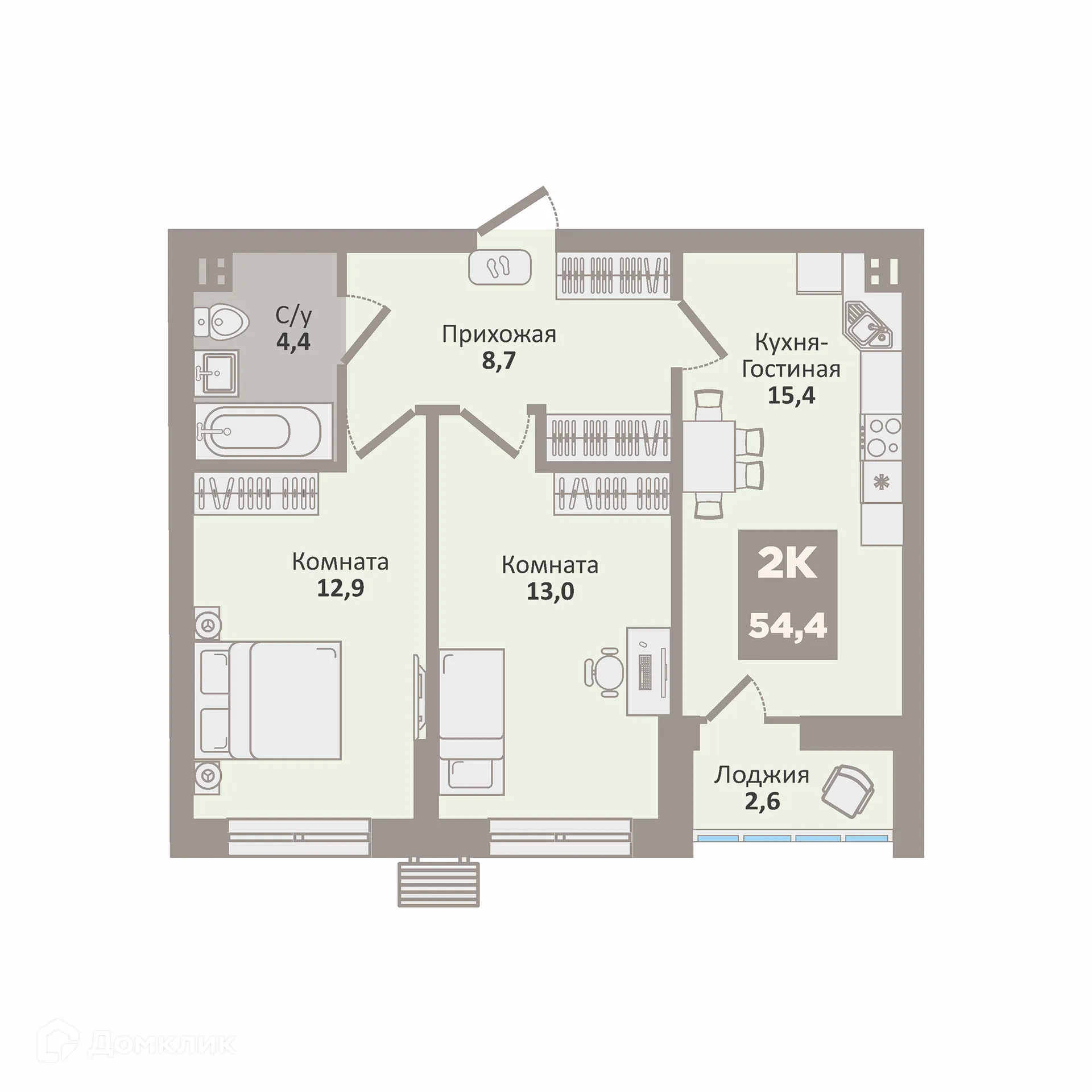 Фото квартиры в ЖК 12