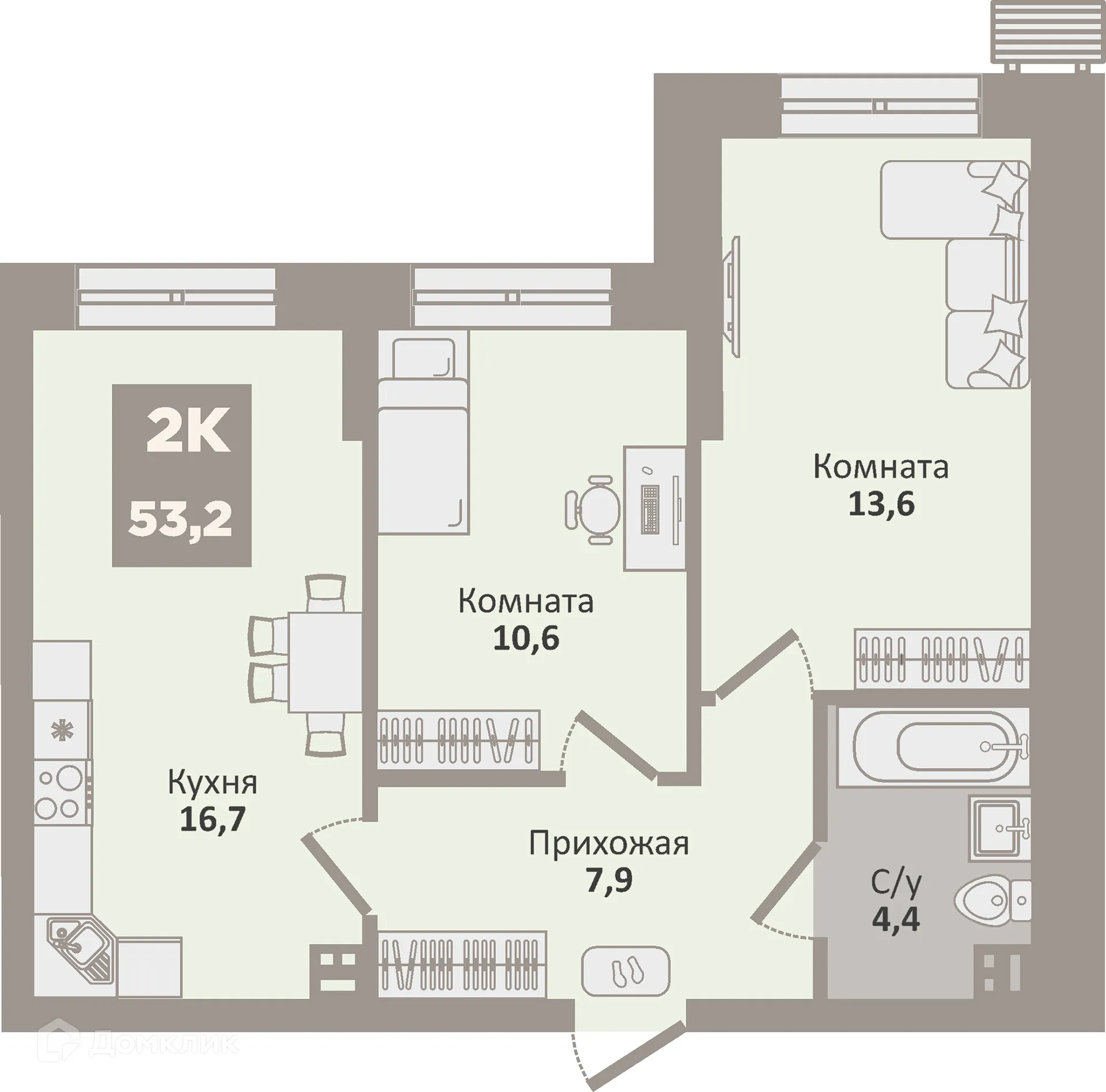 Фото квартиры в ЖК 12