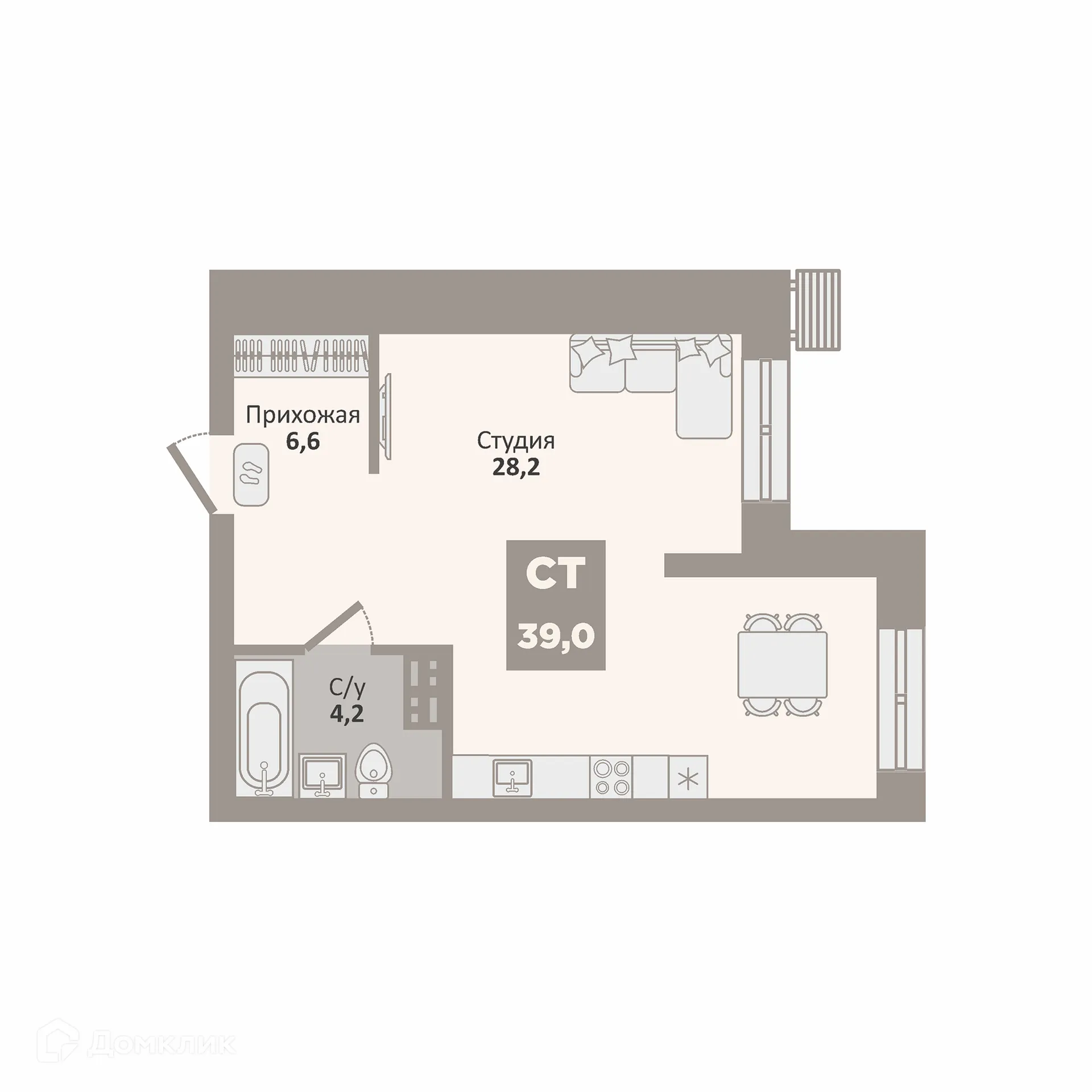 Фото квартиры в ЖК 12