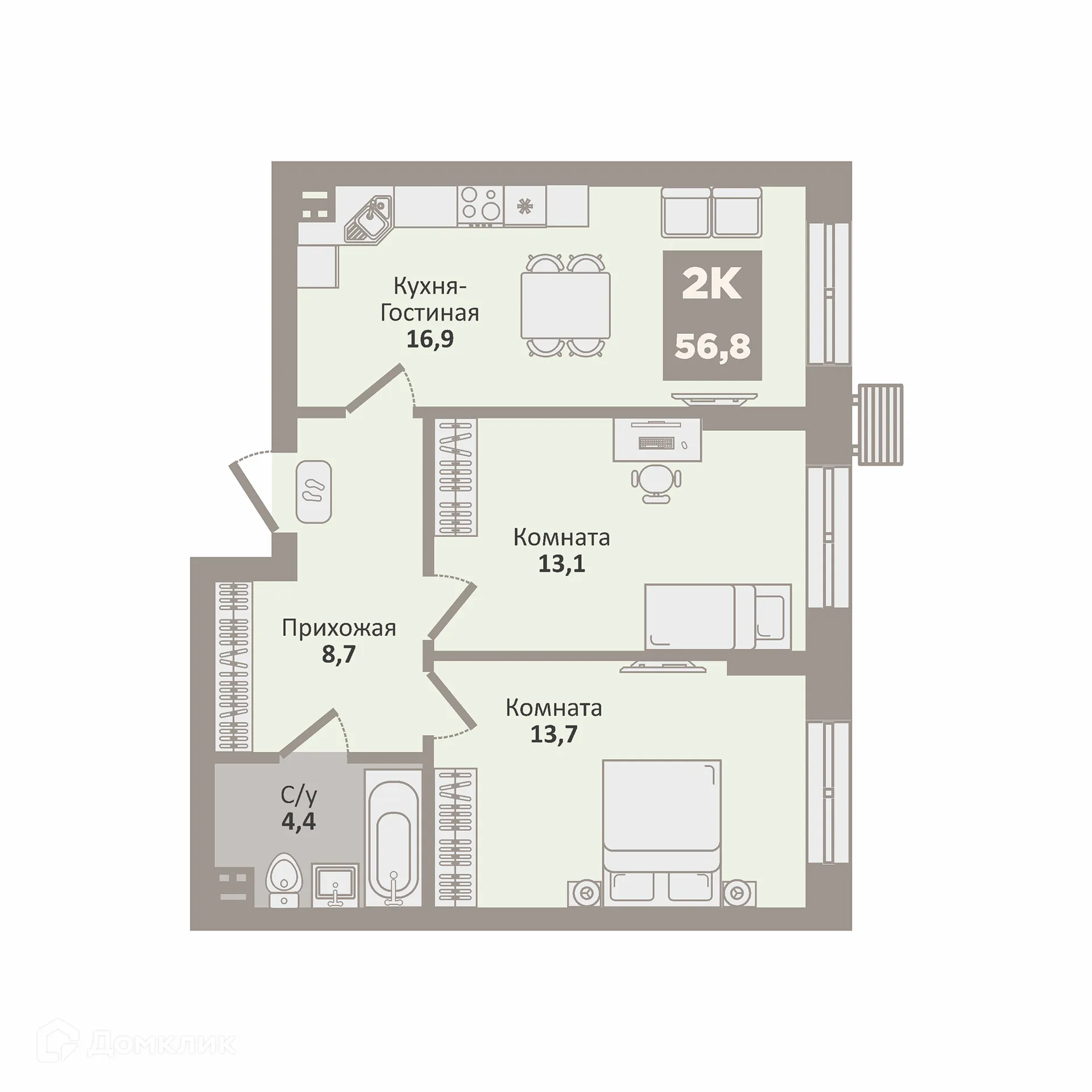 Фото квартиры в ЖК 12