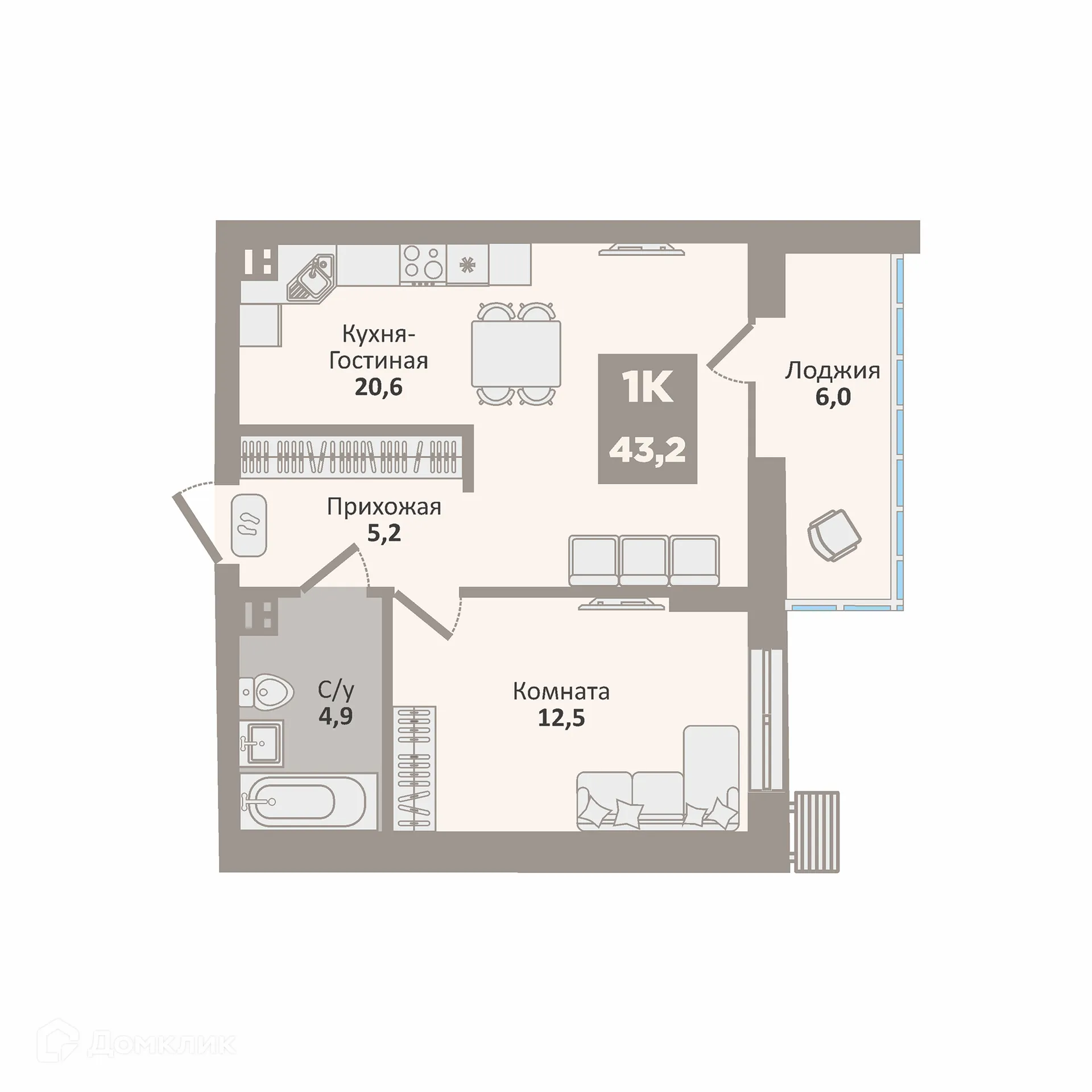 Фото квартиры в ЖК 12