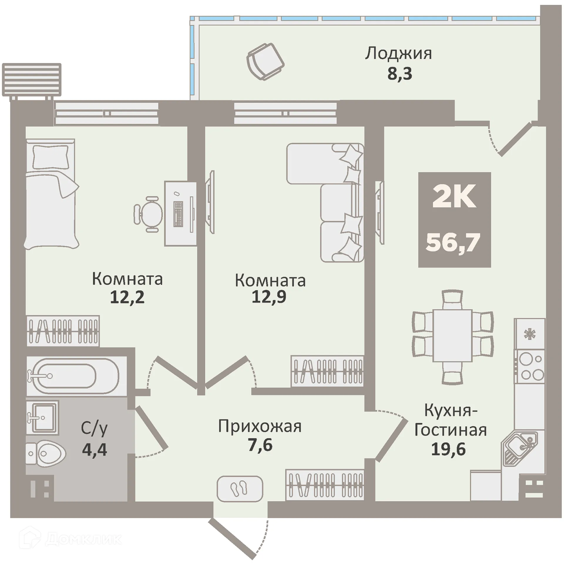 Фото квартиры в ЖК 12