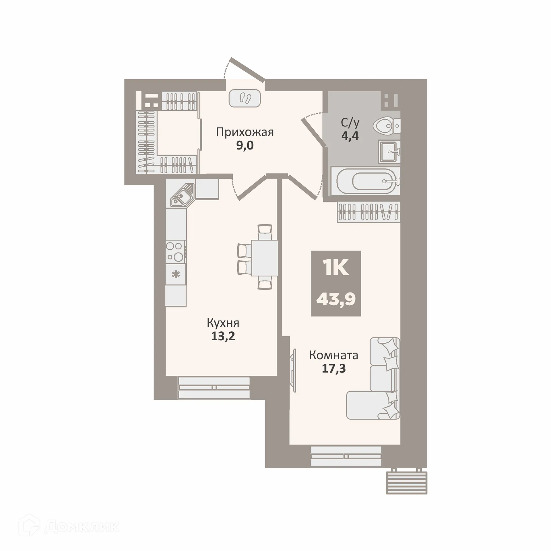 Фото квартиры в ЖК 12