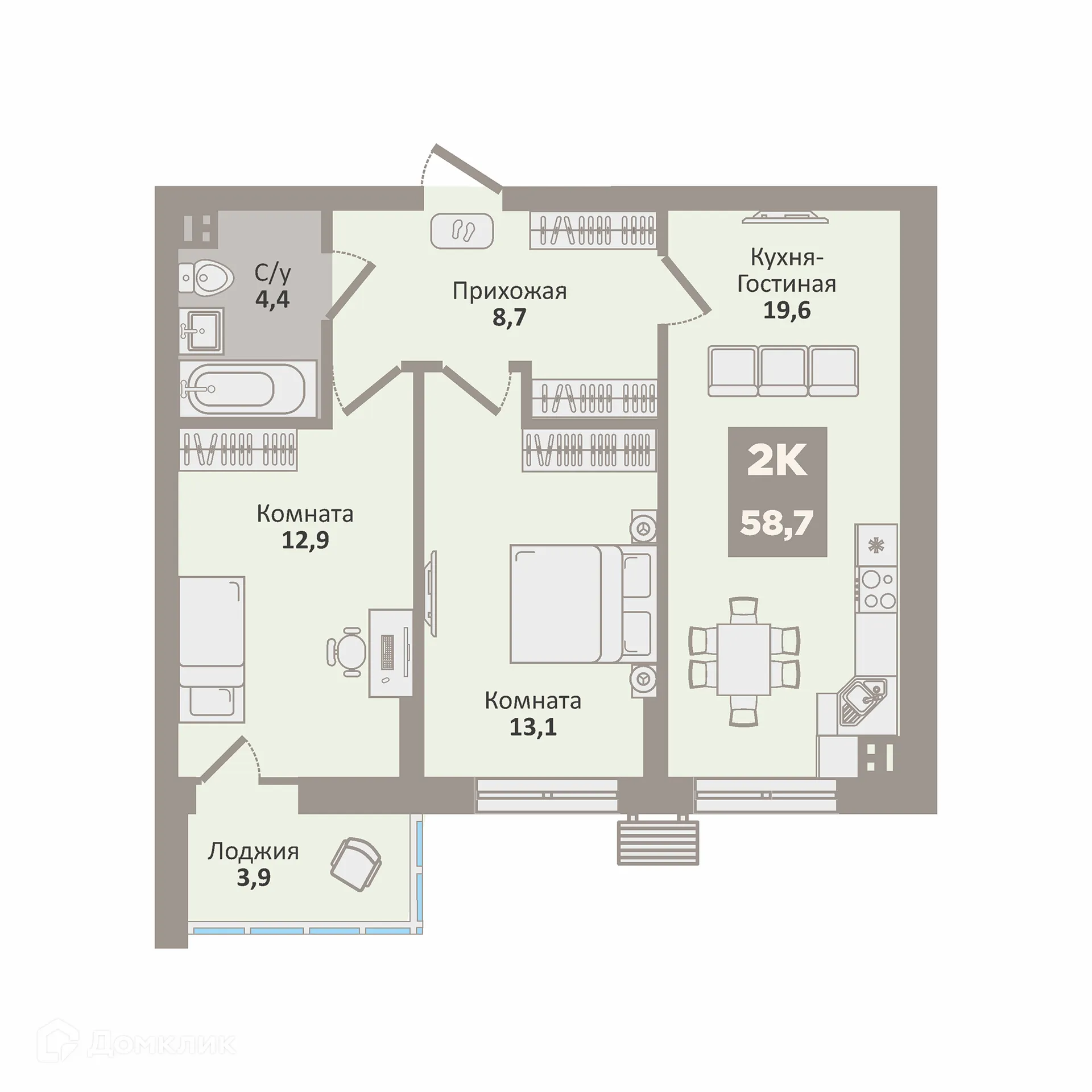 Фото квартиры в ЖК 12