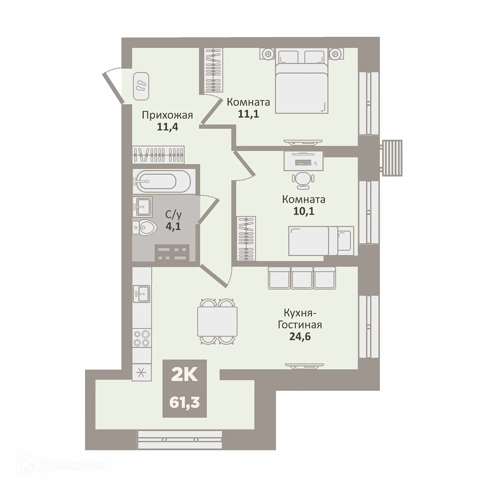 Фото квартиры в ЖК 12