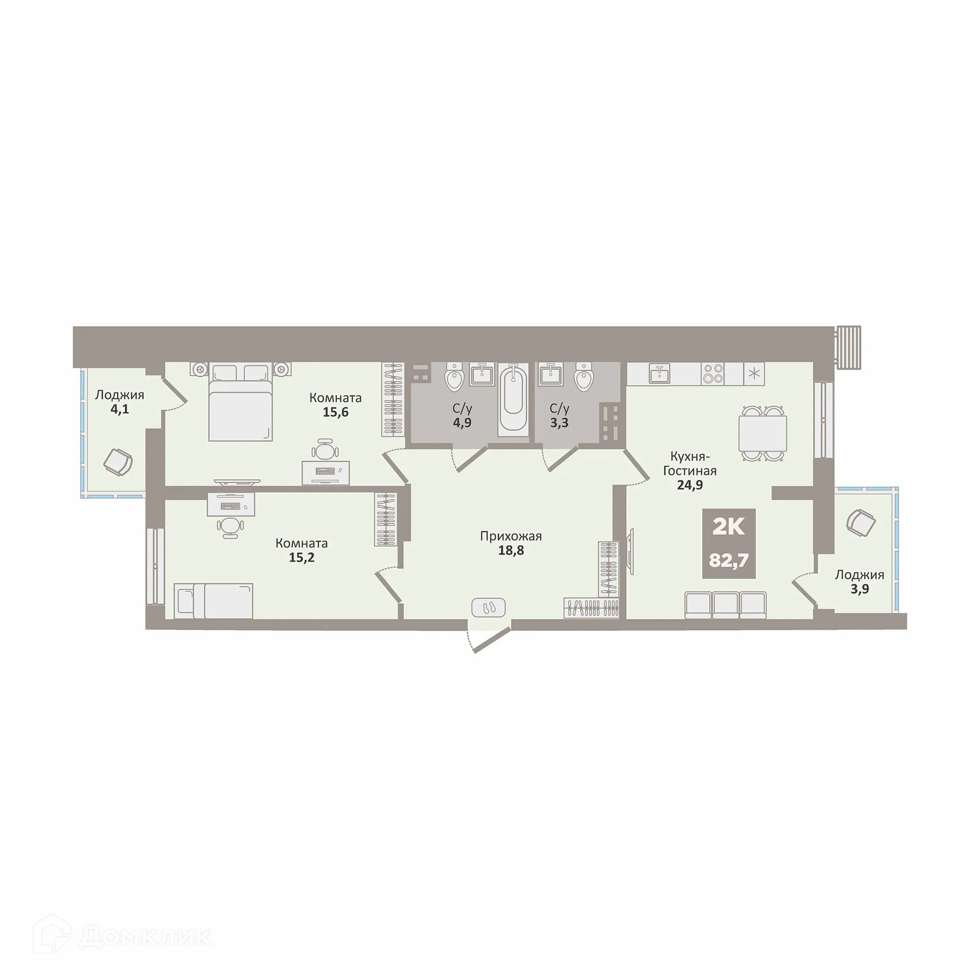 Фото квартиры в ЖК 12