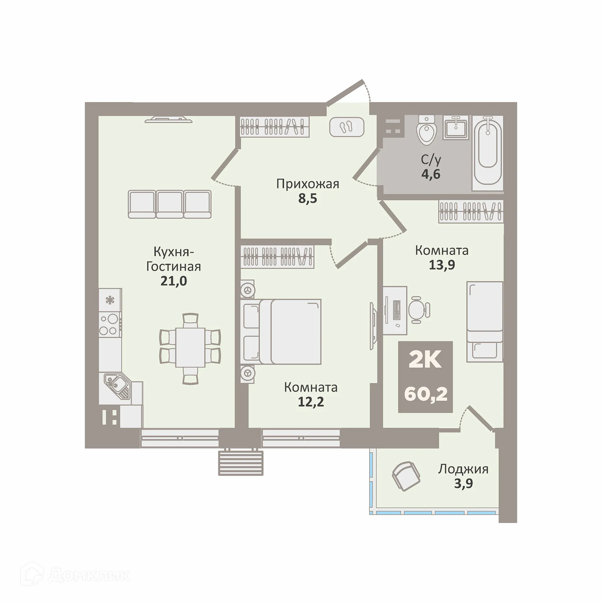 Фото квартиры в ЖК 12