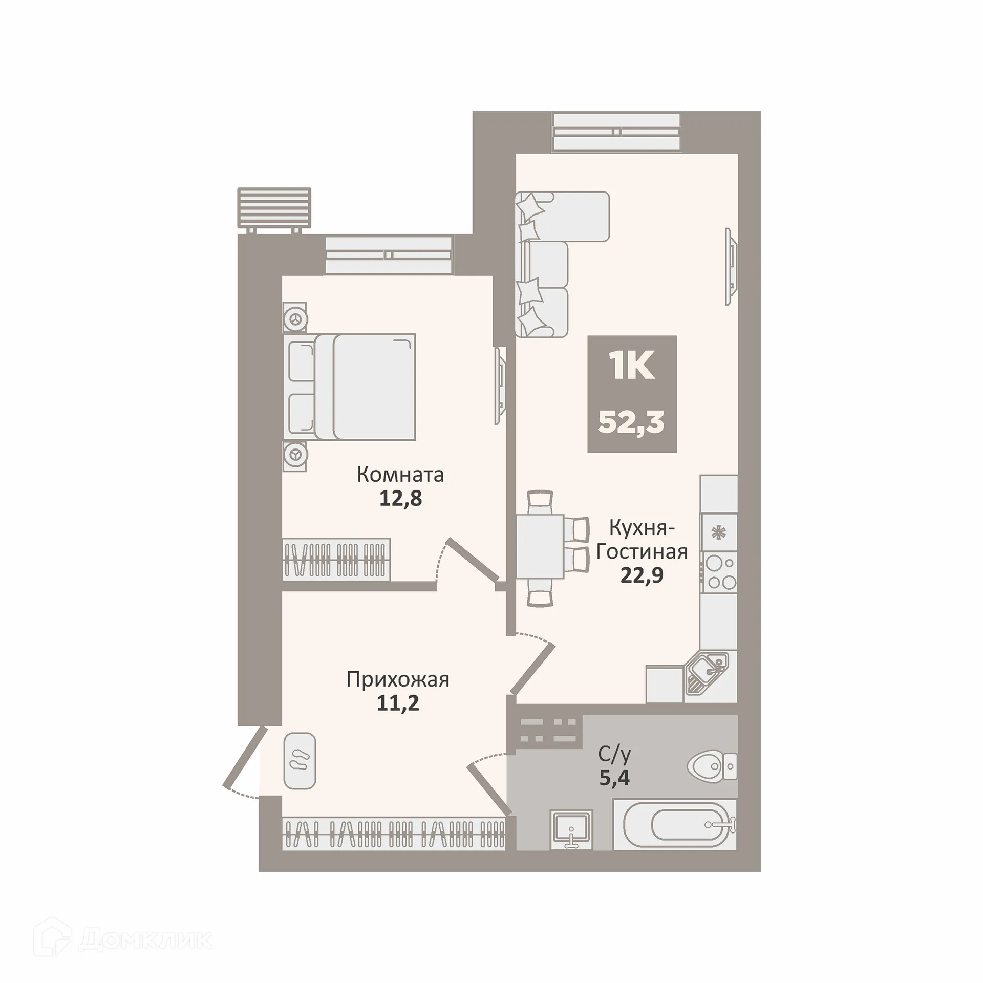 Фото квартиры в ЖК 12