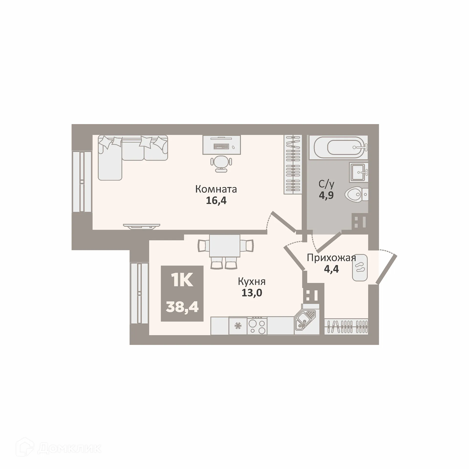 Фото квартиры в ЖК 12