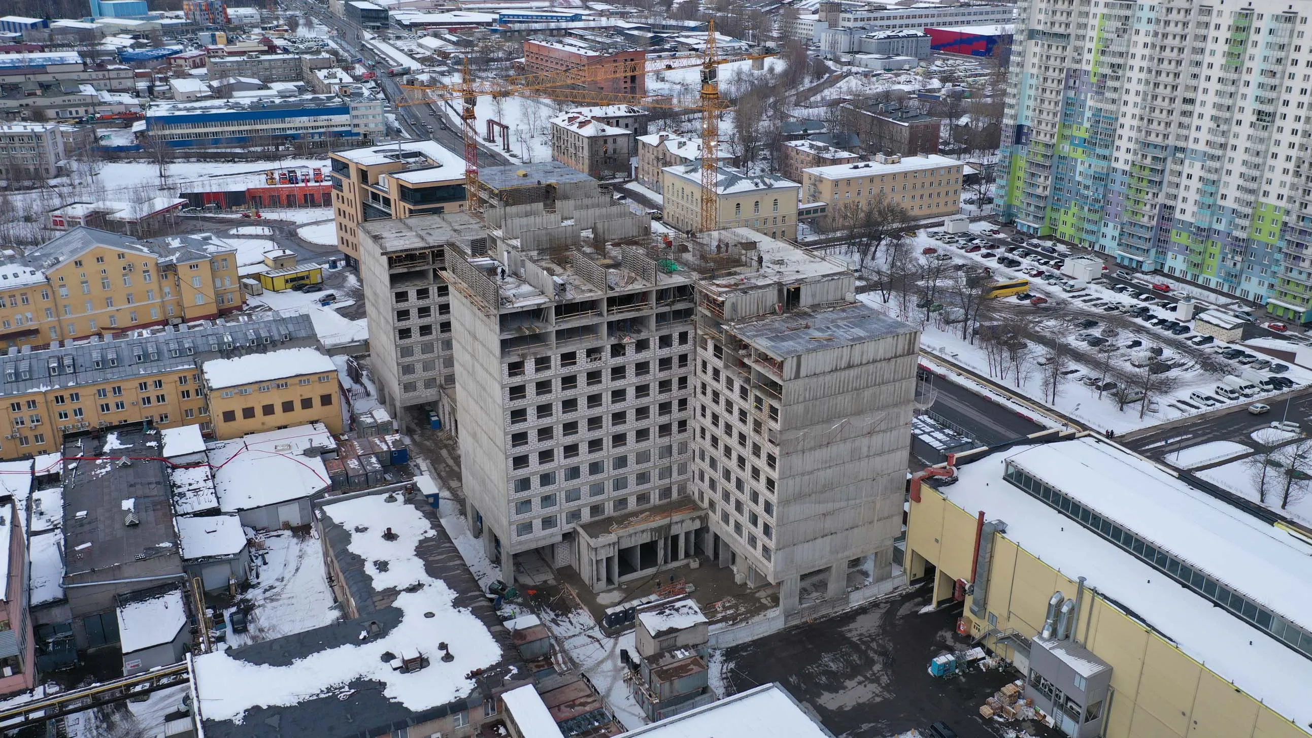 ЖК "LADOZHSKY AVENIR" ход строительства