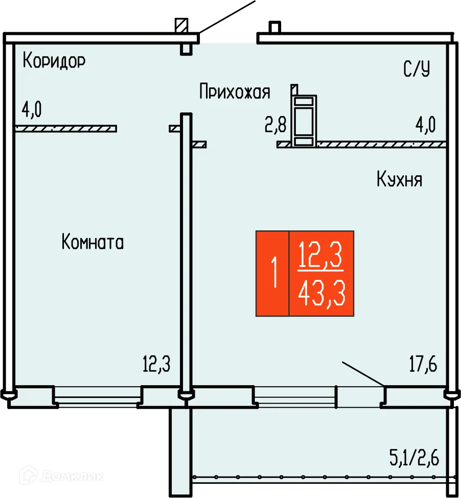 Фото квартиры в ЖК ЧЕМПИОНЫ