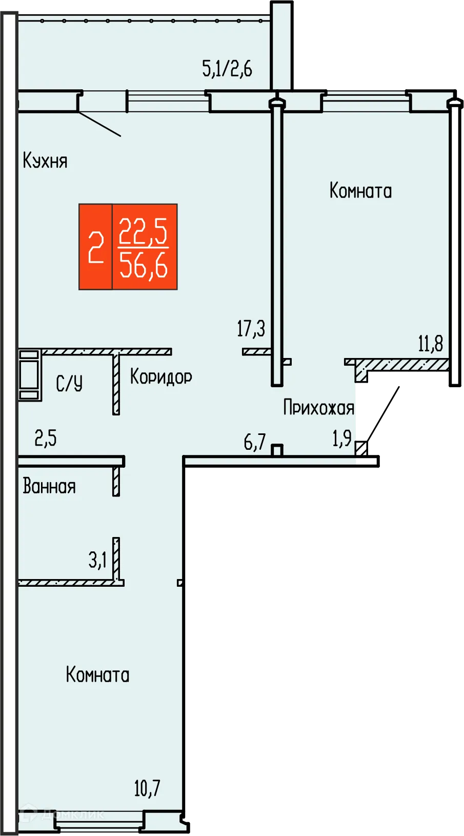 Фото квартиры в ЖК ЧЕМПИОНЫ