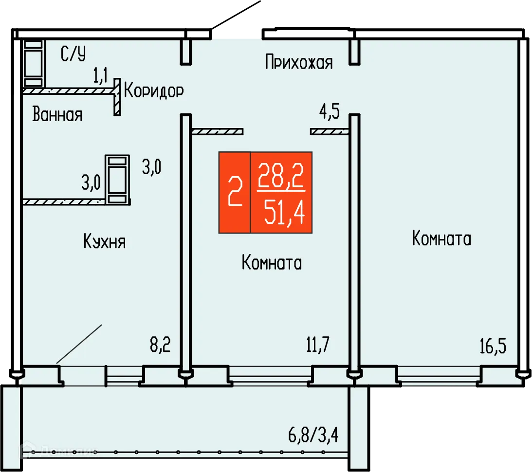 Фото квартиры в ЖК ЧЕМПИОНЫ