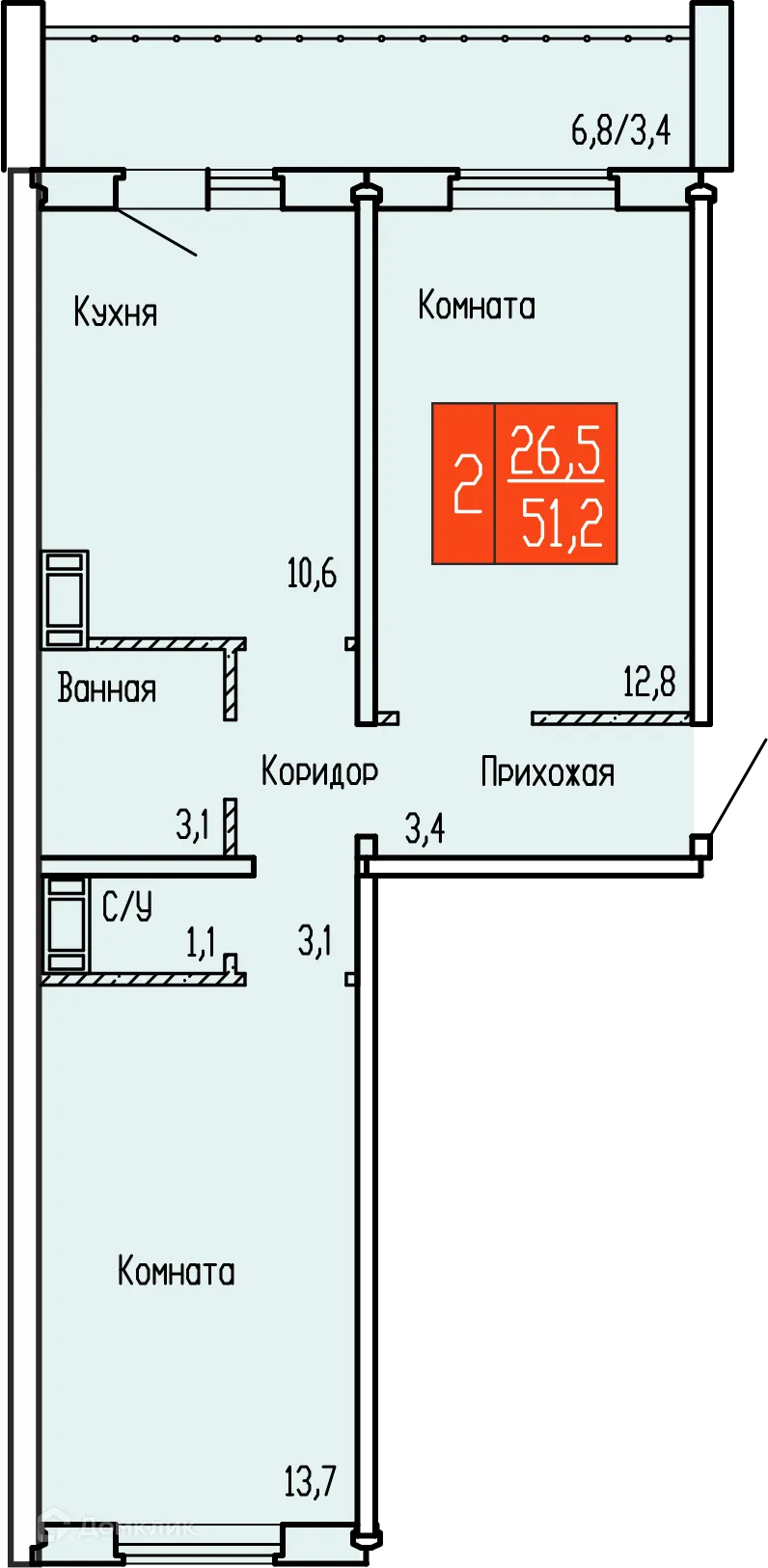 Фото квартиры в ЖК ЧЕМПИОНЫ