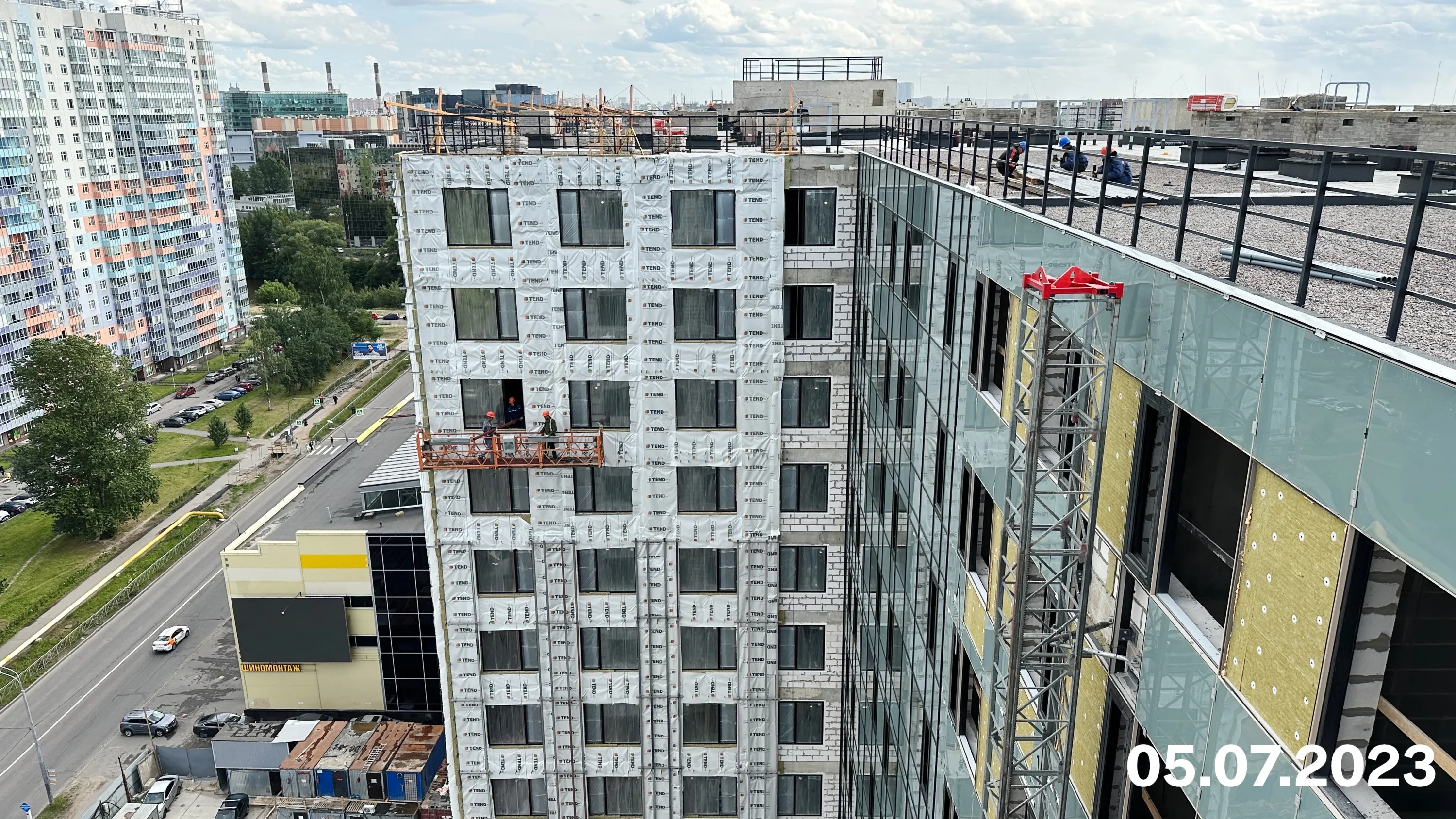 ЖК "LADOZHSKY AVENIR" ход строительства